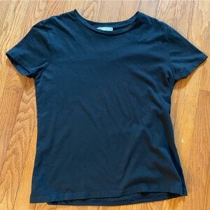 Zara 
Black short sleeve top